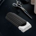 Travel Folding Hair Brush With Mirror Compact Pocket Size Comb-White. 