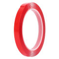 1 Roll 2 mm wide 15 feet length High Strength Acrylic Gel Adhesive Double Sided Tape Red Adhesive Tape For Mobile Phone Stickers LCD Screen Strong Permanent Tape Double Sided Tape Heavy Duty Mounting, Waterproof Foam Tape NOTE random color will be deliver. 