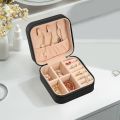 Portable Jewelry Storage box Travel Jewelry Case PU Leather Jewelry Organizer Small Jewelry Box for Earring Bracelet Necklace Gifts Ring Display Box Holder for Women Girls Leather Box ,Latest Hair Accessories Small Jewelry Box Vanity Hanger Stand Velvet. 