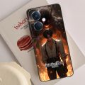 AOT Levi Ackerman Mobile Cell Phone Case for OPPO Find X5 X3 X2 A93 Reno 8 7 Pro A74 A72 A53 Black Soft Phone Cover Shell. 