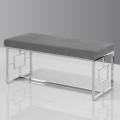 Square Side Bench / Bench / Tufted Backless Bench / Tufted Bench / Cushion Top Bench / Entryway Bench. 