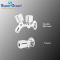 Bathroom Set Shower Set Wall Mounted Complete Bathroom Fitting 100% Brass Chrome Super Ocean Sanitary fittings F 16 Set. 