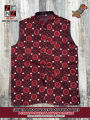 Sindhi Ajrak Waistcoat Koti for Boys & Men's Traditional Wear by Zenz Online Store. 