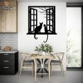 Lifestyle Glory Brand 3D Cat Looking Outside Window Wooden Wall Art I Wall Art I Decorating Items I Decorating Items For Home I Decoration Pieces For Room I Decoration Pieces I Decoration I Decoration Items I Wall Art For Room. 
