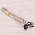 1PCS 68CM Power Cord On Off Reset ATX PC Computer On/Off/Reset Push Button Switch with LED Light Motherboard Power Cable PC Power Reset Switch. 