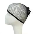 Weaving Net Cap Mesh Hair Cover - Black. 