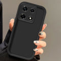 Tokifu For Infinix Note 30 Pro Back Cover Matte Simple Solid Color Soft Silicone TPU Case. 