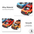 Toyota Hilux 4x4 Revo Dala 1:32 Scale Die-Cast Pickup Truck Model For Kids - Chevrolet Silverado - Ford F-150 Raptor - Revo & Vigo Metal SUV Toy For Kids - Size Approx. 5 Inches - Orange. 