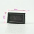 DC Voltmeter Solar Meter 0-1000V High Precision High Voltage 0.36” Digital LED Display Volt Indication Monitor Meter Three Wires. 