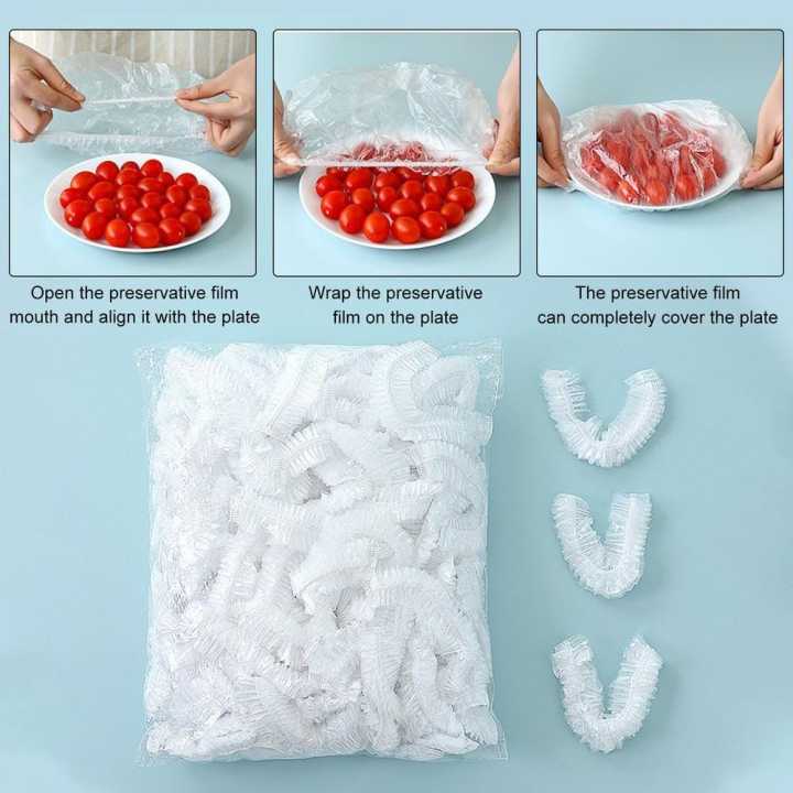 50/100%20Reusable%20Disposable%20Food%20Storage%20Cover%20Plastic%20Wrap%20Adjustable%20Universal%20Fresh%20Keeping%20-%20Image%202