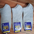 Pack of 4 Cotton Loafer Low Cut Ankle Socks Half Socks - Random Color Art#JS-HS-FUS-4Pc-0004. 