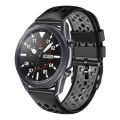 For Amazfit GTR 2e 22mm Two-Color Breathable Silicone Watch Band. 