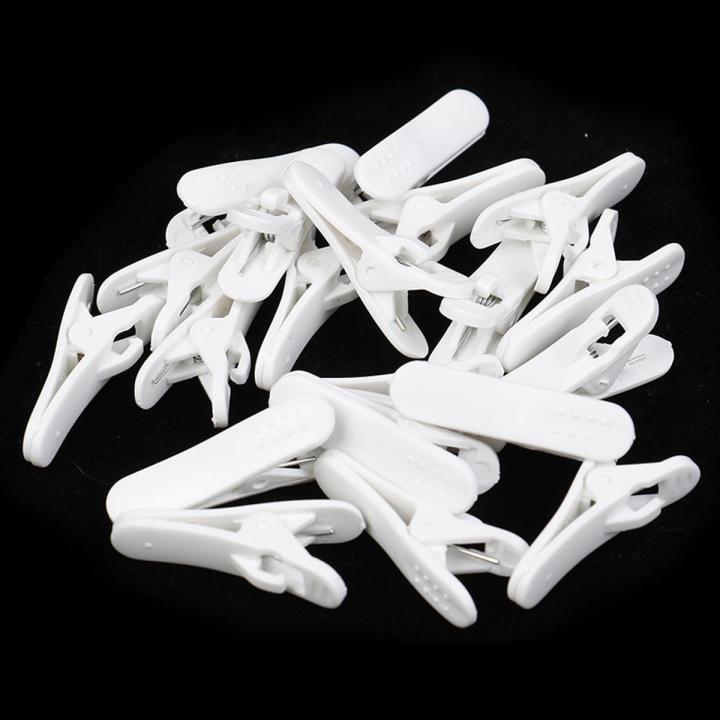 20 x Headphone earphone cable cord wire lapel collar clip nip clamp mount holder