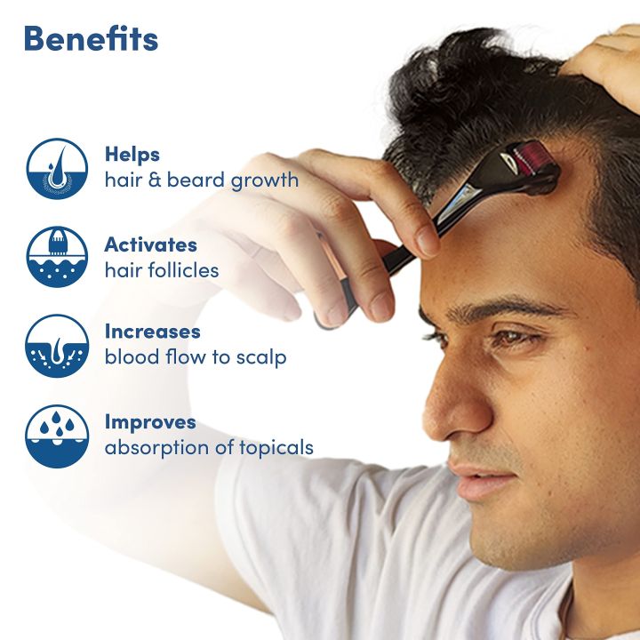 Derma%20Roller%200.5mm%20with%20540%20Micro%20Needle%20for%20Hair%20Growth%20and%20Facial%20Skin%20Therapy%7C%20Skin%20Care%20Beauty%20Tool%20for%20Anti-Aging%20Skin%20Repair,%20Anti%20Wrinkles%20Stretch,%20and%20Acne%20Scars%20Removal%20for%20Men%20and%20Women%20-%20Image%204