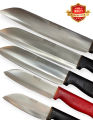 5 PCS MASTER KIWI KNIFE SET-IMPORTED STEEL MADE PROFESSIONAL CHEFF USE KNIVES-KICTHEN USE MEAT AND VEGETABLES CUTTING PROFESSIONAL KNIVES-KIWI STYLE MASTER COMPANY MADE IN PAKISTAN CHEFF KNIVES. 