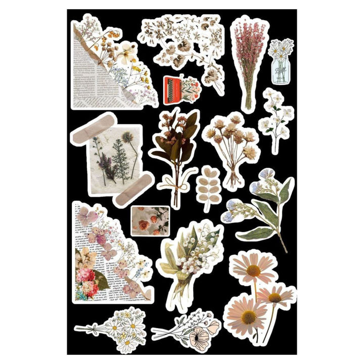 Journals%20Asthetic%20stickers%20(%20Uncut%20)%20-%206x8%20Inches%20l%20Asthetic%20journal%20Vintage%20sticker%20sheets%20l%20Journaling%20stickers%20-%20Image%208