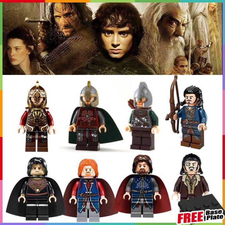Lord of The Rings Minifigures King of Rohan Boromir Archer Bard Rohan Cavalry Archer Soldiers Mini Figures