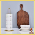 Kitchen Tissue Roll Holder- Tissue Dispenser -Gold -Color - Tissue Stand Paper Towel Rack Kitchen Paper Roll Storage Holder Home Restaurant Dinner, Tissue Holder. 
