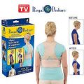 Cream Cotton & Polyester Royal Posture Support Belt. 