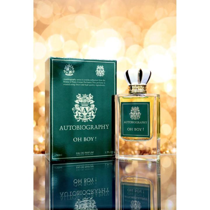 Paris Corner Oh Boy! Autobiography 50ml (Passion Fruit And Citrus Notes )  ShopForever.pk