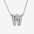 Silver Stainless Steel Alphabet Necklace/Locket/Pendants for Girls & Women with Chain - A to Z Your Name Alphabets. 