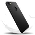 IPHONE 7 MATTE BLACK FLEXIBLE TPU CASE SLIM COVER - SHOCKPROOF. 