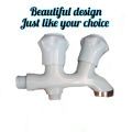 Water Tap Double Bib Cock For Toilet Shower| double tap | double tooti | double bibcock for Muslim shower| Muslim shower bibcock with brass spindle and high quality material. 
