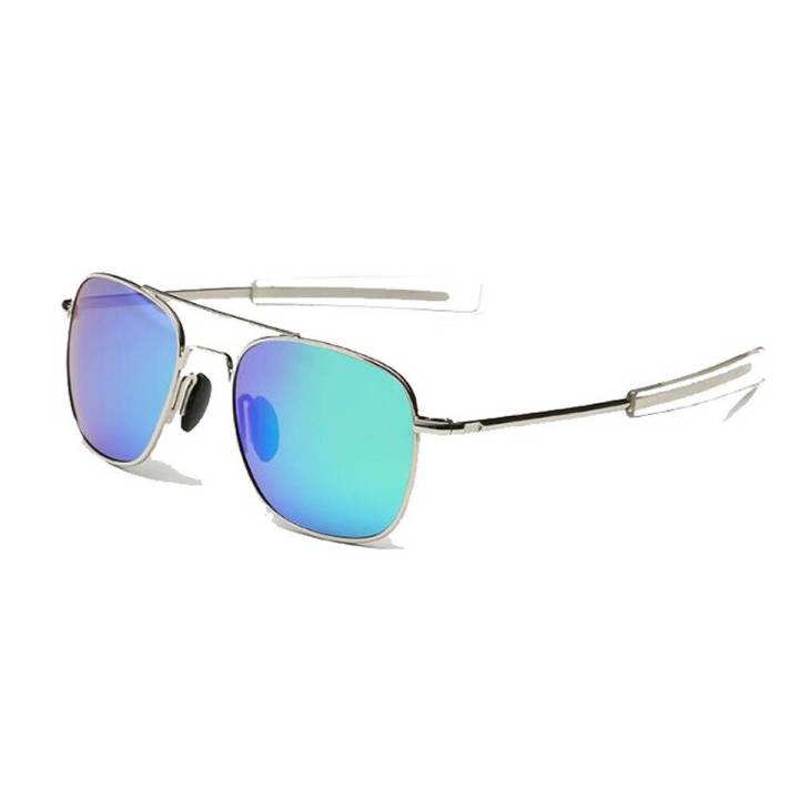 American Polarized Sunglasses Air Force Military Pilot Bayonet Temples Wire Spatula Men's Classic Retro UV400