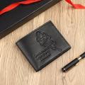 PU Mens Sports Theme Bifold Wallet Fashion Choice for Retired Men Great Gift for Him Rugby Fan. 