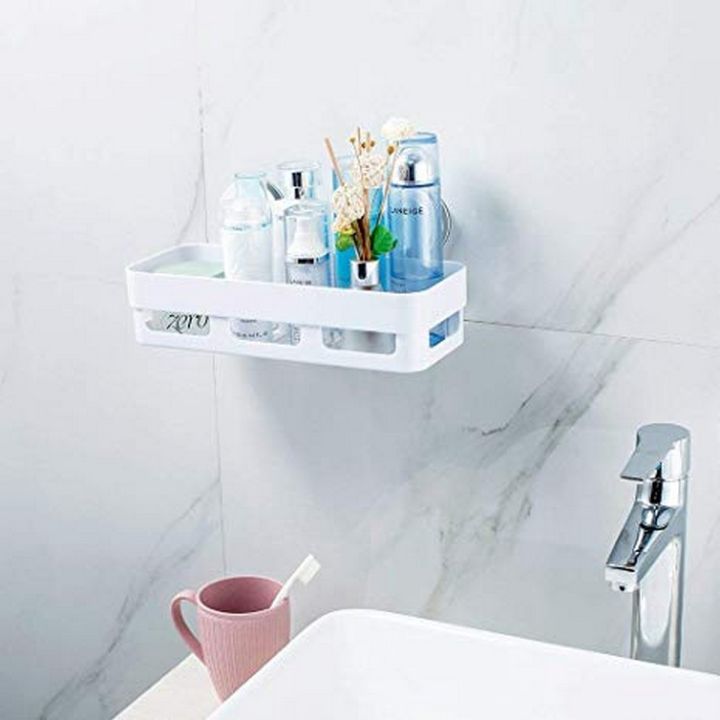 Plastic Inter Design Bathroom Kitchen Organize Shelf Rack Shower Corner