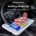 Portable Multifunctional Desk for Laptop Eating Travelling Food Tray for Car Sterling Wheel Tray Car Trays. 