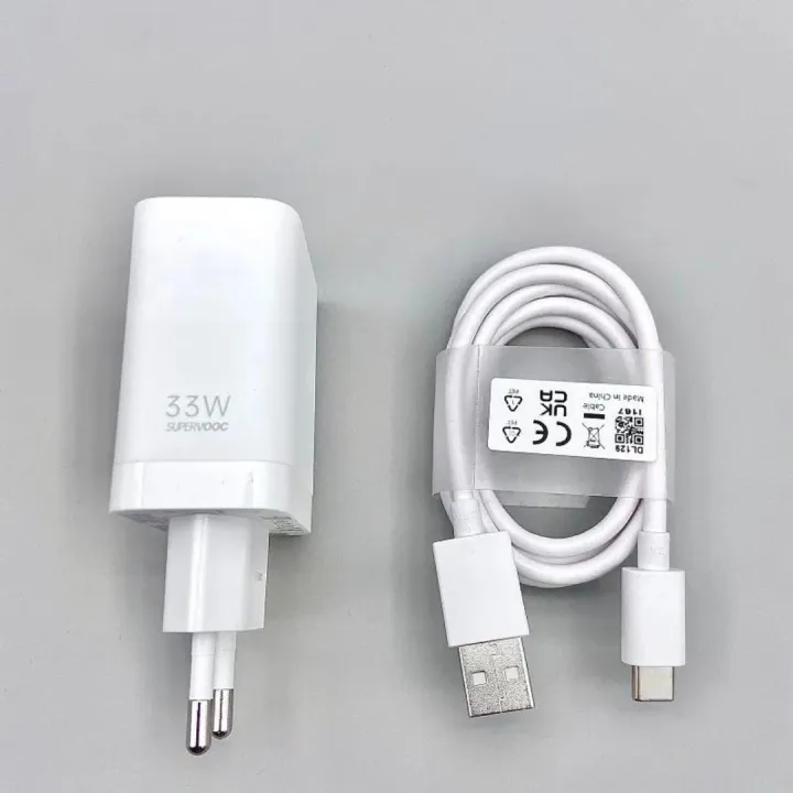 Oppo%2033W%20Supervooc%2033%20Watt%20Fast%20Charger%20US%20EU%20Wall%20Adapter%20For%20OPPO%20A96%20A76%20F19%20F19%20Pro%20Find%20N%20X%20K9X%20R11%20R17%20Reno%207%20se%206%20Pro%20With%201M%20USB%20Type-C%20Cable%20-%20Image%202