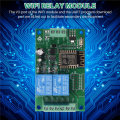 Esp8266 Esp-12F Wifi Relay Module 2Channel 5V/8-80V Network Switch. 