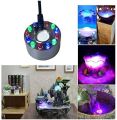 Original Ultrasonic Mist Maker Fogger 12 LED Colorful Light 24V 2A humidifier. 