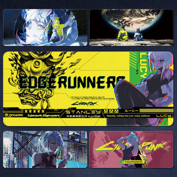 Cyberpunk Edgerunner Mouse Pad Computer Desktop Pad Lucy Edgerunner Cyberpunk 2077 Peripheral