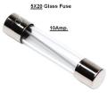 Fuse 10 Amp 100pcs pack, Fast-Blow Fuse 10 Amp 5x20mm. 