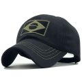 Men Baseball Cap, Embroidered Brazil Flag Tactical Caps , Outdoor Sports Casual Fishing Travel Hats. 