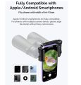 APEXEL Universal Smartphone Mobile Phone Bracket Adapter Holder Clip Mount for Telephoto Lens, Monoculars, Binoculars, Telescope, Microscope, Spotting Scopes For Eyepiece Diameter 23 To 50mm Outdoor photography. 