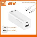 Xiaomi Mi GaN 65W Travel Charger 1A1C Type-C Smart Output PD Quick Charger. 