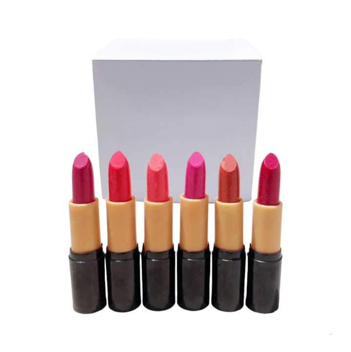 Pack Of 6 Matte Lipstick Pack - Multicolour