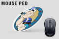 Attrative popeye logo Round Mouse Pads. 