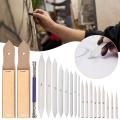 20x Blending Blending Stumps Paper Tortillon Set Tool with 2 Sandpaper Pencil Sharpeners Sketch for Teenager Artist School DIY. 