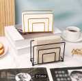 Kitchen Countertops Tissue Dispenser Dining Tables Napkin Holder Metal Paper Napkin Holder. 
