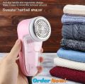 Household Clothes Shaver Fabric Lint Remover Fuzz Electric Fluff portable Brush&blade Professional Rechargeable Lint Remover (Premium Quality with Extra Blades). 