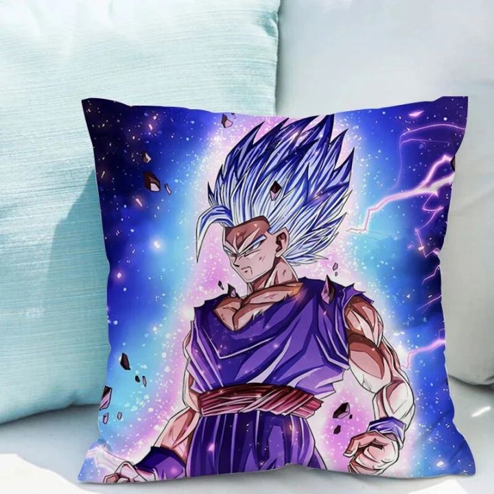 Cushion Cover 40*40 D-dragon Balls Fall Decor Decorative Pillows for Sofa Pillowcase Pillowcases 45*45 Lounge Chairs Pillow Hugs