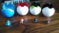 1Pc Pokeball + 1pc Free Random Pokemon Figures Inside 1:1 Anime Action Toy Figures Christmas Gift for Children Pizazzazz. 