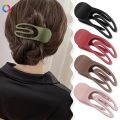 Chic Acrylic Hair Clips Solid Color Hair Claws Hairpins Barrette Crab Elegant Ponytail Clip for Women Girls Hair Accessories. 