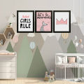 Set of 3, Kids Room Frames, Wall Hanging Frames for Kids Room Decoration, Kids Room Wall Decoration - Raqeeq KF15. 