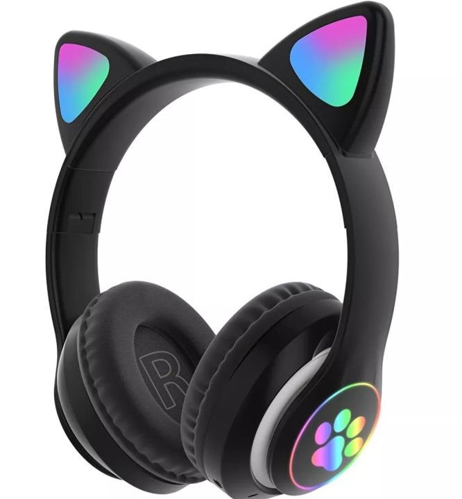 Kids%20Cat%20Ear%20Headphones%20with%20Built-in%20Microphone,%20400mAh%20Long-Lasting%20Battery,%20Wired%20&%20Wireless%20Modes,%20Colorful%20LED%20Lights%20-%20Image%204