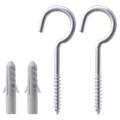 4-Piece Ikea Screw Hook And Plug Set. 